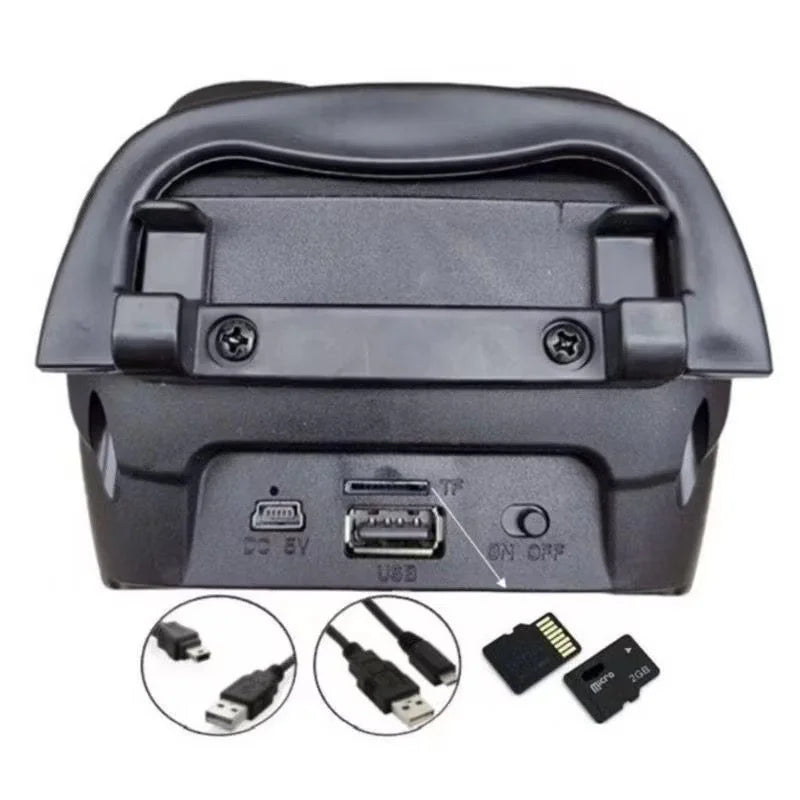 USB Pendrive Radio Fm avec batterie support de téléphone boîte de son Bluetooth avec batterie Rechargeable