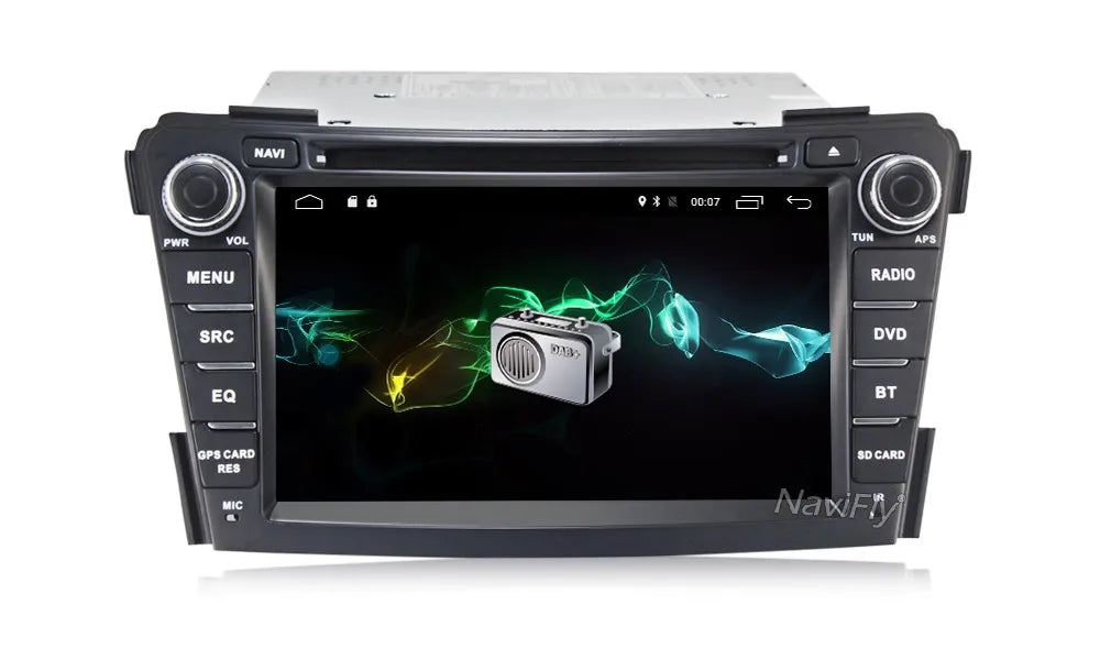 Navifly 7 Inch Android 7.1 Car Dvd Player for Hyundai I40 2011-2014 with WIFI GPS Navigation Car Radio 2GRAM 16GROM 4G LTE