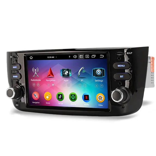 EU Stock Erisin ES6761P Octa-Core Android 13.0 DSP BT5.0 CarPlay Auto GPS Car Dvd Player for Fait Grande Punto Car Multimedia