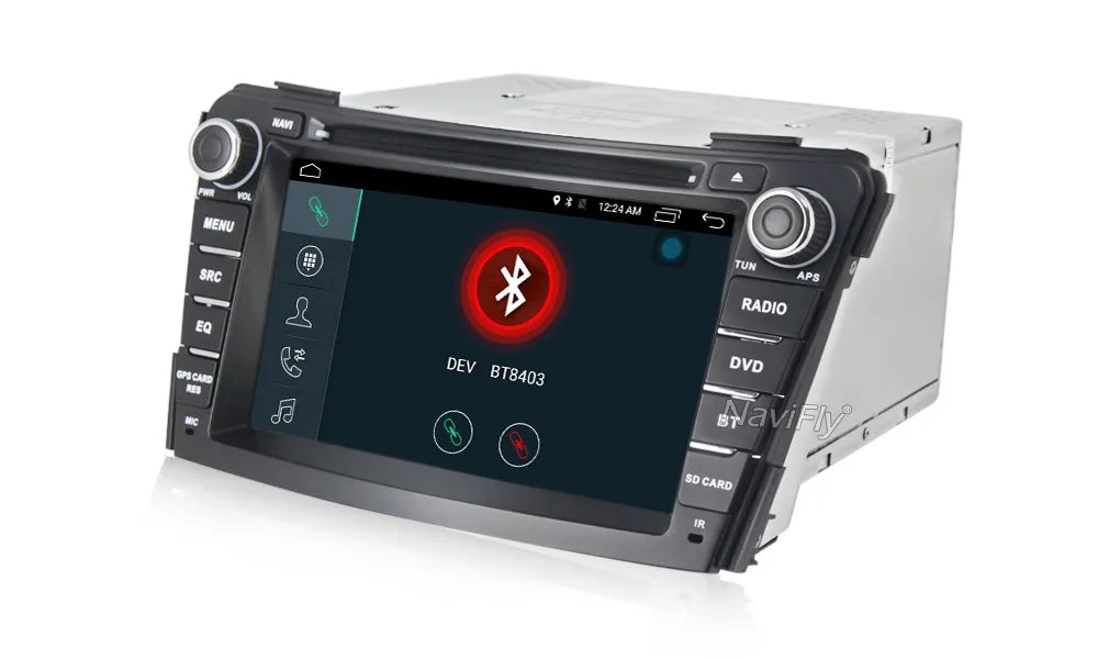 Navifly 7 Inch Android 7.1 Car Dvd Player for Hyundai I40 2011-2014 with WIFI GPS Navigation Car Radio 2GRAM 16GROM 4G LTE