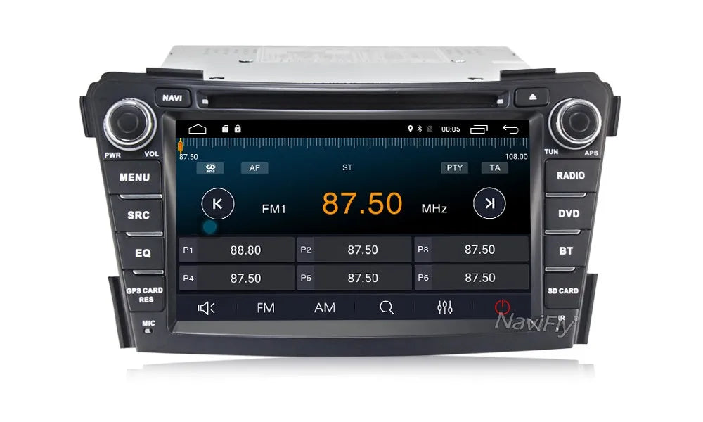 Navifly 7 Inch Android 7.1 Car Dvd Player for Hyundai I40 2011-2014 with WIFI GPS Navigation Car Radio 2GRAM 16GROM 4G LTE