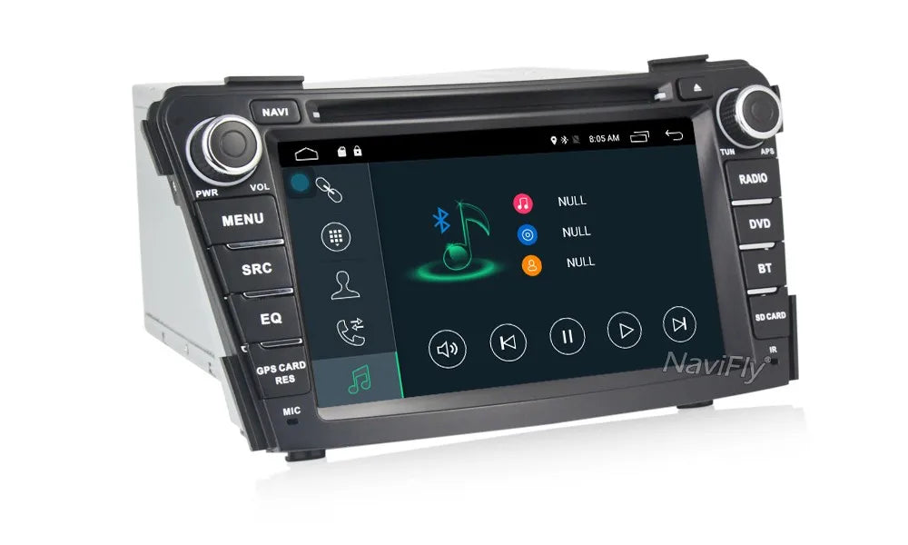 Navifly 7 Inch Android 7.1 Car Dvd Player for Hyundai I40 2011-2014 with WIFI GPS Navigation Car Radio 2GRAM 16GROM 4G LTE