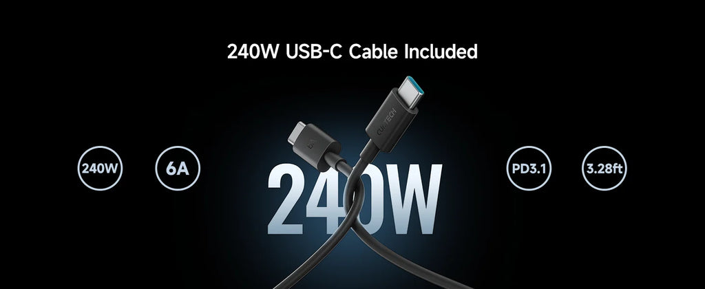 CUKTECH 15 Ultra 20000mAh 140W Laptop Charger 3-Port USB C Charger PD3.1 Fast Charging Battery Pack Smart Power Banks Station