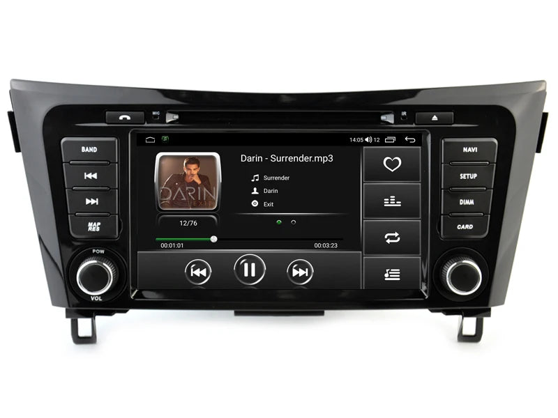 8" Screen OEM Style Without DVD Deck for Nissan X-Trail Qashqai J11 2 2019- 2020 Car Multimedia Stereo GPS CarPlay Player
