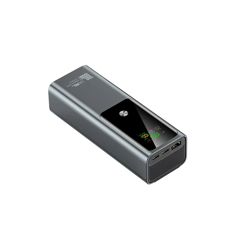Alloy 20000mAh Super Fast Charging Magnetic Laptop/Notebook Power Bank with 100W Output Universal Socket Battery Digital Display