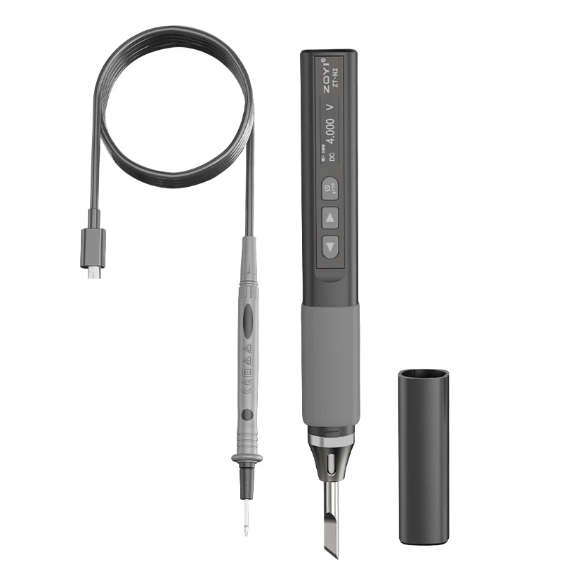 New Arrival ZT-N2 Smart Electric Soldering Iron 75W Type-C LED Display PD Battery-Powered Pen Adjustable Temp 100-450 T65 Tip