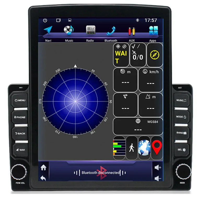 Universal Autoradio 9.7'' Inch Android 2din Touch Screen Car Dvd Player with Vertical Style