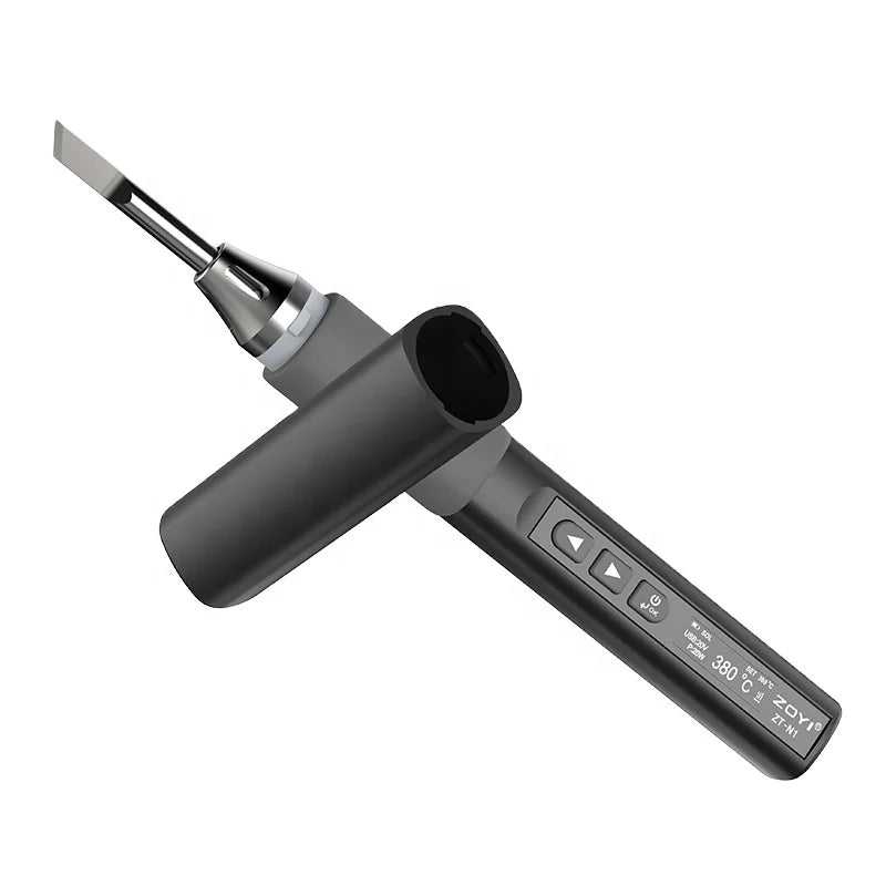ZT-N1 96W USB Powered Smart Electric Soldering Iron Adjustable Heating Power Rapid Heating Portable OLED Display Pen 5S