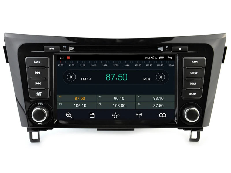 8" Screen OEM Style Without DVD Deck for Nissan X-Trail Qashqai J11 2 2019- 2020 Car Multimedia Stereo GPS CarPlay Player