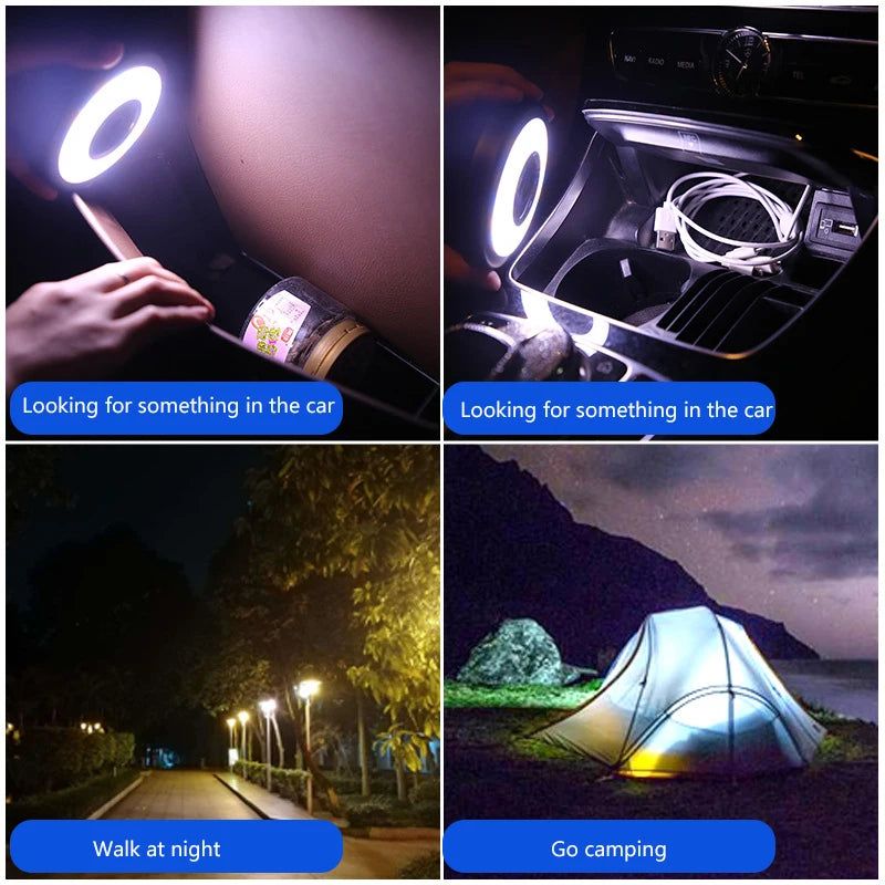Lampes de lecture de voiture, lumières intérieures LED, plafonniers arrière de voiture, feux de toit de coffre