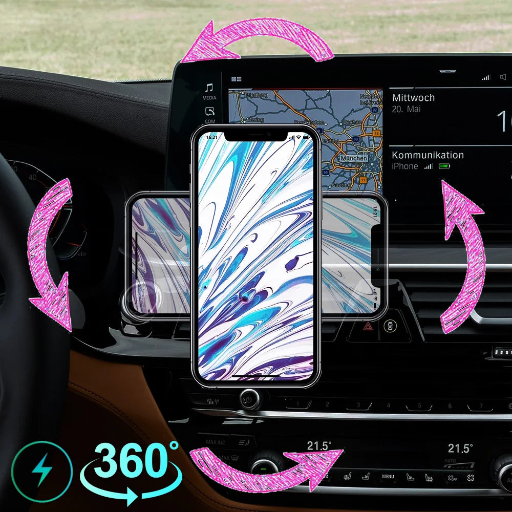 Base de support de téléphone spécial pour mercedes-benz CLS C257 2019 – 2023 AMG 450, charge sans fil, support magnétique MagSafe pour voiture, chargeur de voiture
