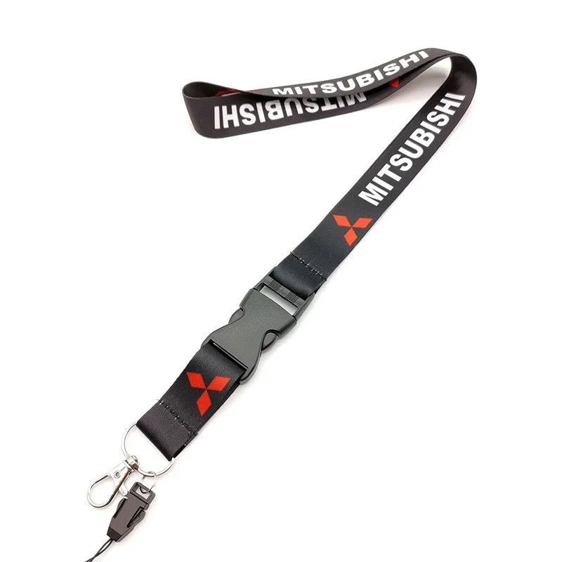 Lanière de sangle de cou de téléphone portable pour porte-clés de voiture, support d'identification pour Mitsubishi Outlander Lancer 10 9 ASX RAcomparaisons ART Eclipse L200