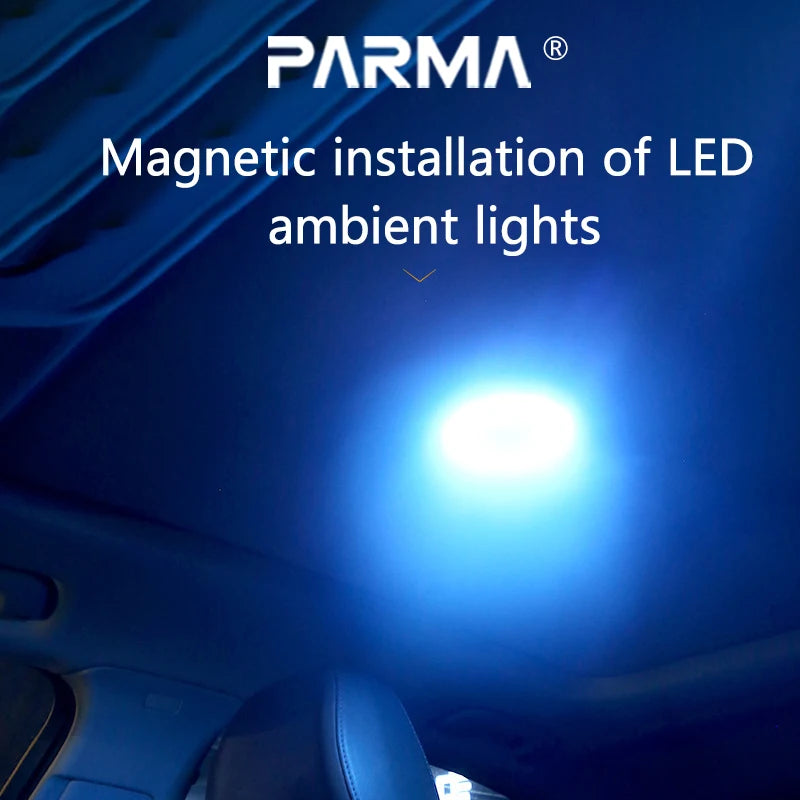 Lampes de lecture de voiture, lumières intérieures LED, plafonniers arrière de voiture, feux de toit de coffre