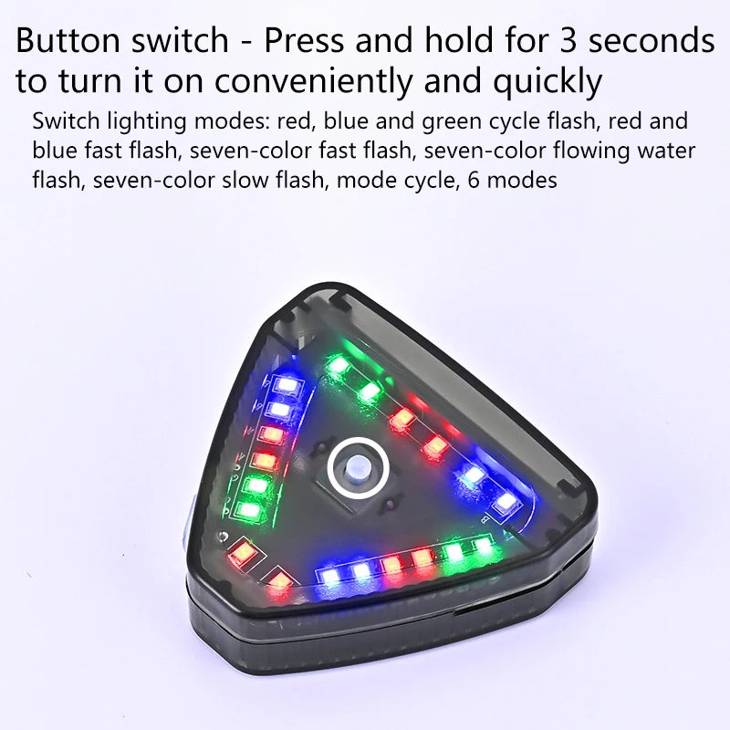 Feux de navigation solaires sans fil pour voiture, avertissement solaire anti-arrière, feux d'avion clignotants, feux de croisière pour pare-chocs arrière