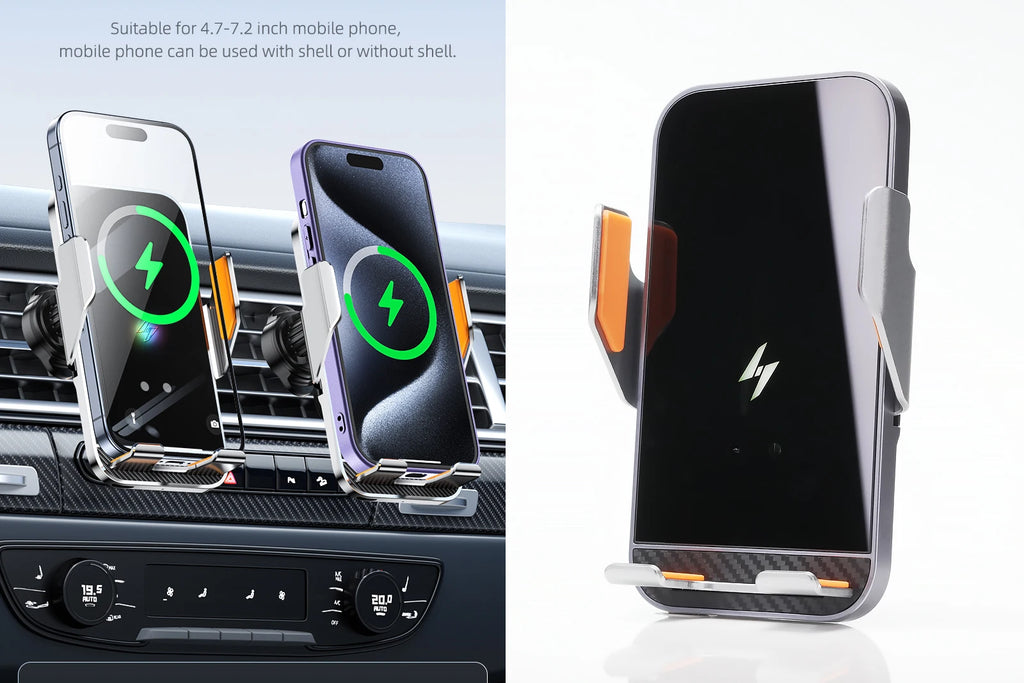 Base de support de téléphone spécial pour mercedes-benz CLS C257 2019 – 2023 AMG 450, charge sans fil, support magnétique MagSafe pour voiture, chargeur de voiture