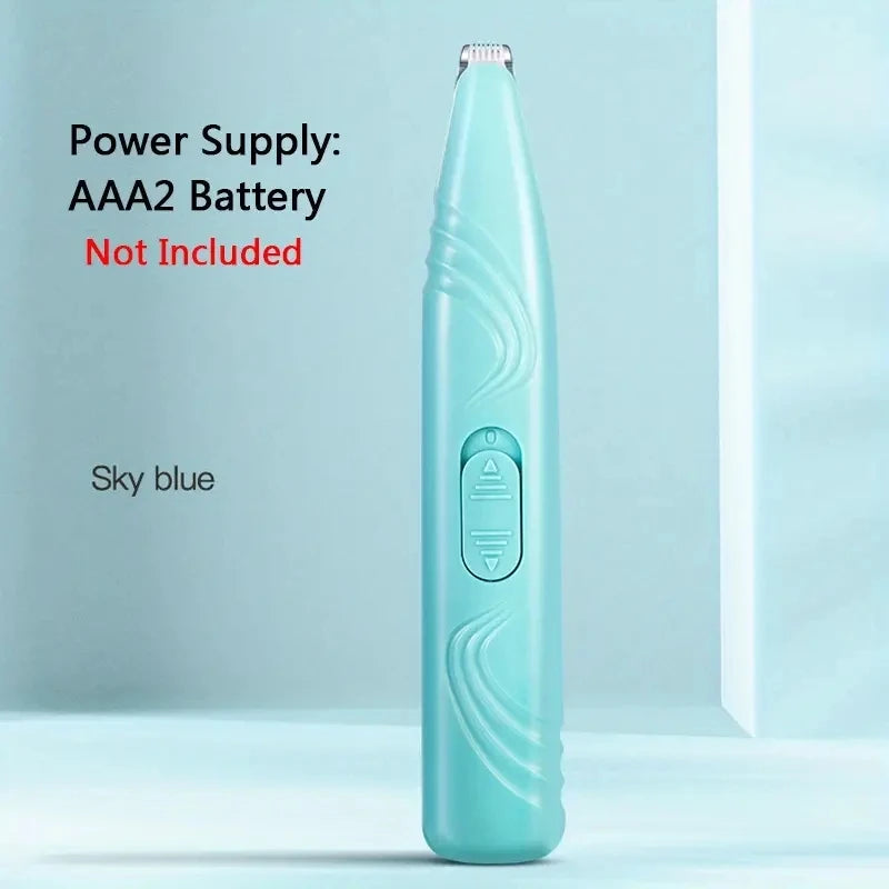 1 tondeuse électrique sans batterie pour animaux de compagnie, adaptée aux chats et aux chiens. Il peut être utilisé pour raser les poils des pieds, des fesses et les poils des yeux.
