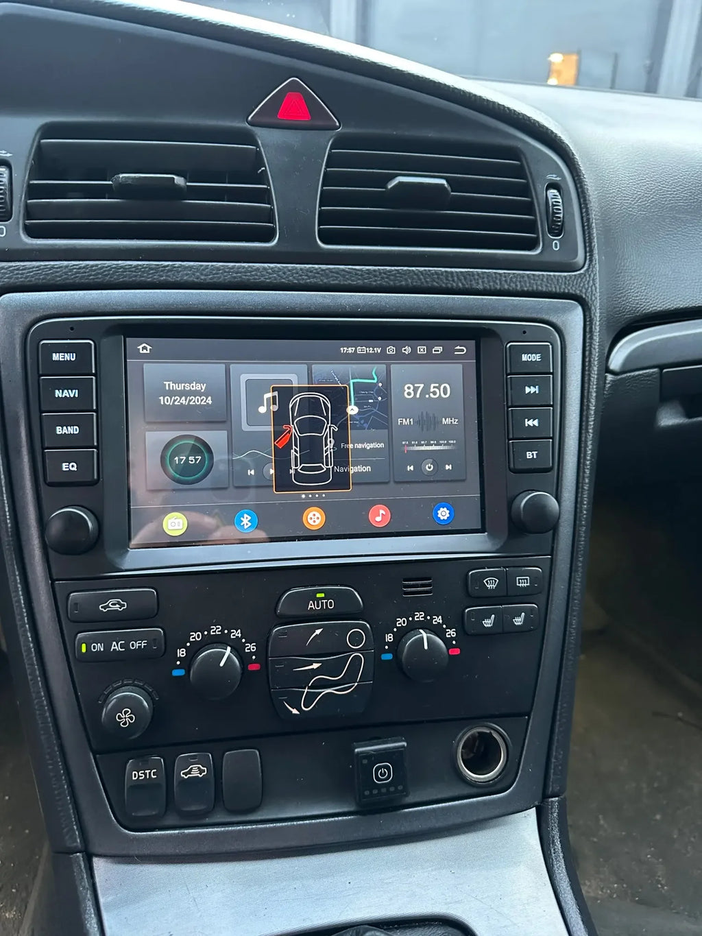 CHSTEK autoradio Carplay Android 13 pour Volvo XC70 V70 S60 S40 V40 2005 2006 2007 2008 2009 Navigation stéréo multimédia WIFI 4G