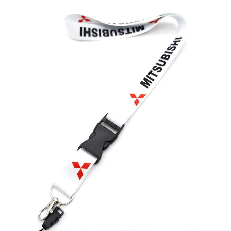 Lanière de sangle de cou de téléphone portable pour porte-clés de voiture, support d'identification pour Mitsubishi Outlander Lancer 10 9 ASX RAcomparaisons ART Eclipse L200