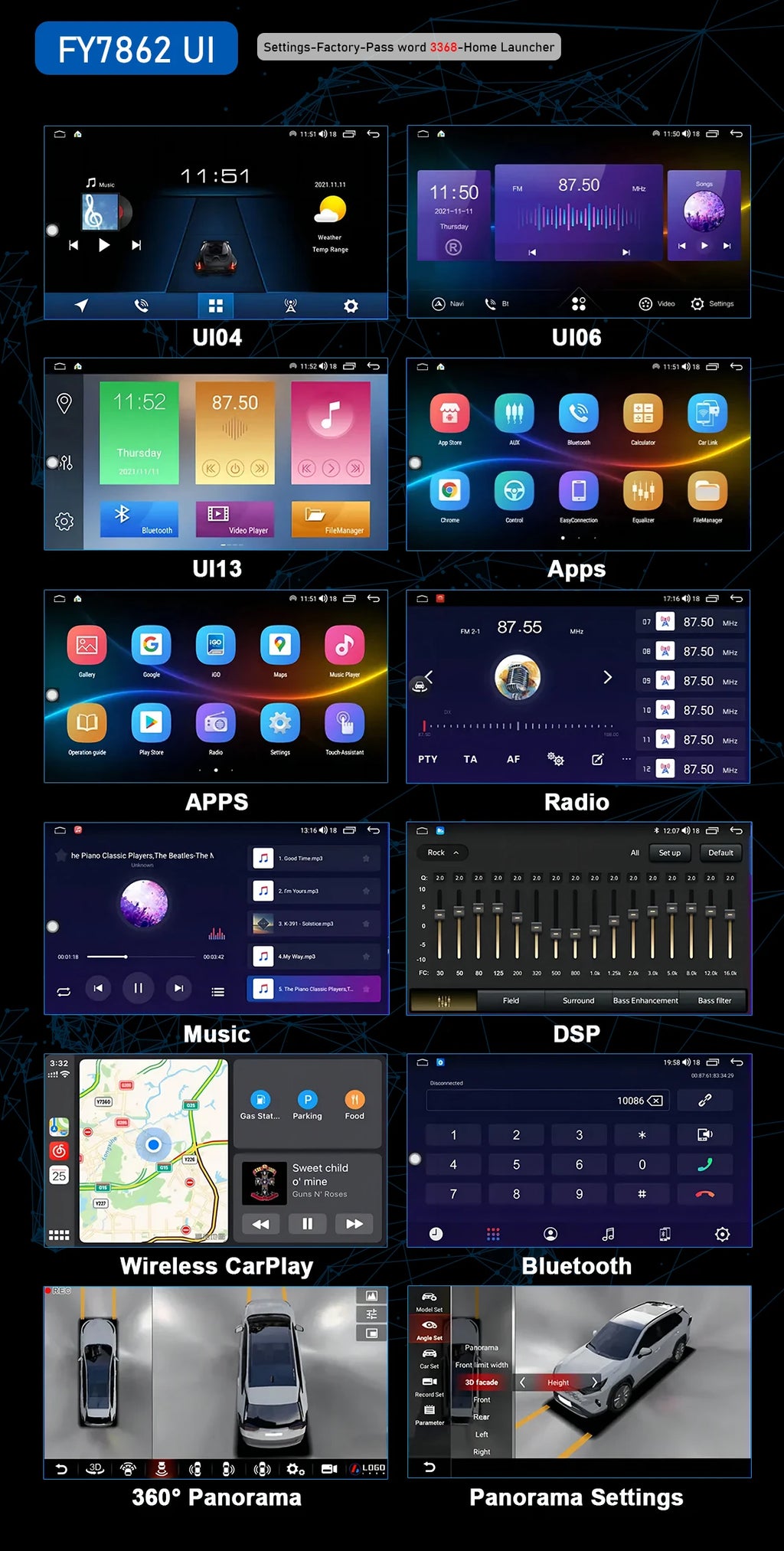 CHSTEK autoradio Carplay Android 13 pour Volvo XC70 V70 S60 S40 V40 2005 2006 2007 2008 2009 Navigation stéréo multimédia WIFI 4G