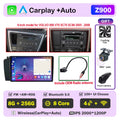 Autoradio CarPlay pour Volvo XC70 V70 S60 2000-2009, lecteur multimédia Android Auto, autoradio stéréo 8 cœurs, DSP, 5G WIFI, écran DVD