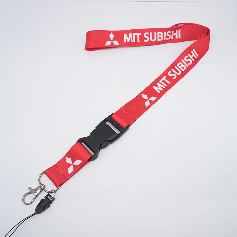 Lanière de sangle de cou de téléphone portable pour porte-clés de voiture, support d'identification pour Mitsubishi Outlander Lancer 10 9 ASX RAcomparaisons ART Eclipse L200