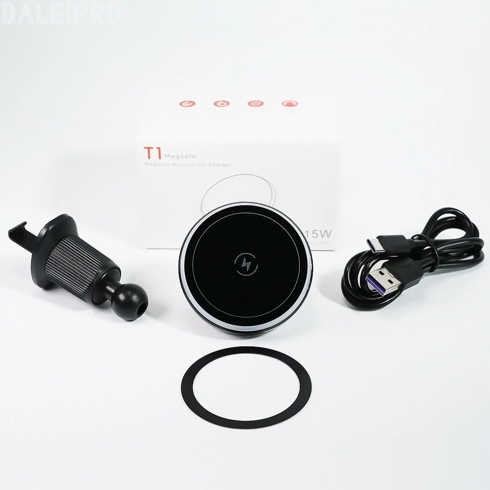 Base de support de téléphone spécial pour mercedes-benz CLS C257 2019 – 2023 AMG 450, charge sans fil, support magnétique MagSafe pour voiture, chargeur de voiture