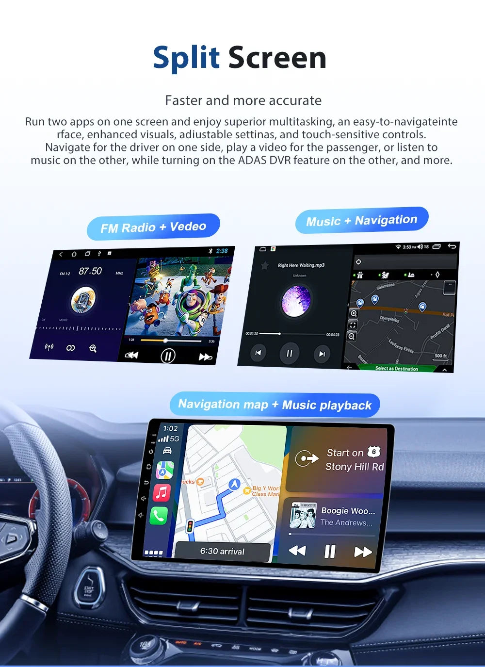 Autoradio Carplay, lecteur vidéo multimédia, WIFI + 4G DSP stéréo, pour Volvo XC70 V70 S60 2004 2005 2006 2007 2008 2009