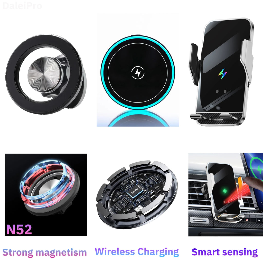 Base de support de téléphone spécial pour mercedes-benz CLS C257 2019 – 2023 AMG 450, charge sans fil, support magnétique MagSafe pour voiture, chargeur de voiture