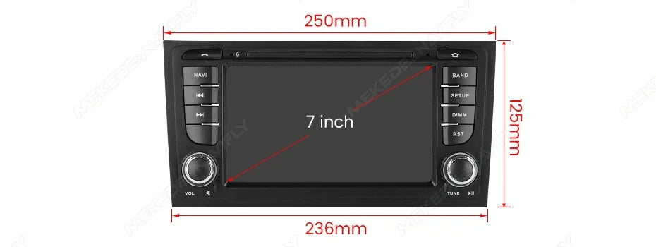 Autoradio Android 15 64G pour Audi A6 S6 RS6 Allroad C5 1997-2004, Carplay, système audio intelligent multimédia central