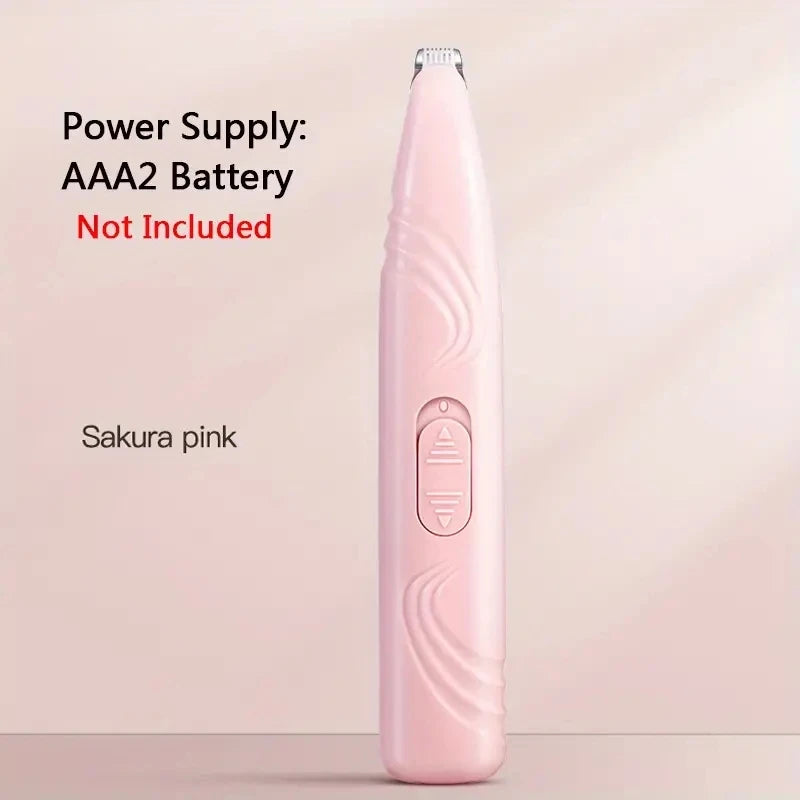 1 tondeuse électrique sans batterie pour animaux de compagnie, adaptée aux chats et aux chiens. Il peut être utilisé pour raser les poils des pieds, des fesses et les poils des yeux.