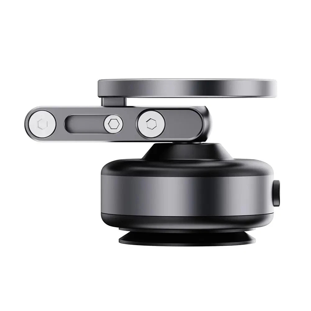 Support de téléphone magnétique pour voiture, ventouse rotative et pliable en alliage d'aluminium, support d'adsorption électrique sous vide, nouveauté 2025
